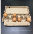 Disposable egg tray chicken egg cartons 10 eggs packers 10  cells